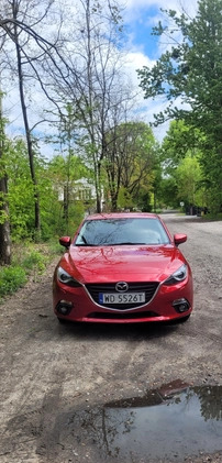 Mazda 3 cena 49500 przebieg: 120000, rok produkcji 2014 z Warszawa małe 211
